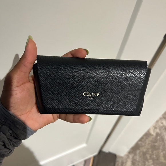 Celine Black sunglasses with Gold Accent - Picture 1 of 6